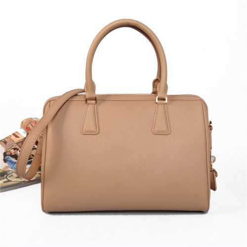 2014 Prada Saffiano Leather Two Handle Bag BN2780 apricot for sale